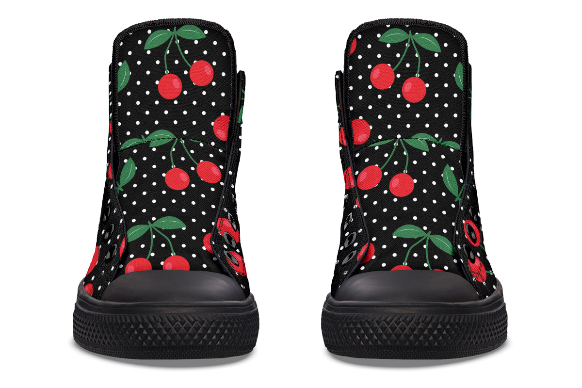 Cherries High Tops (Wide)