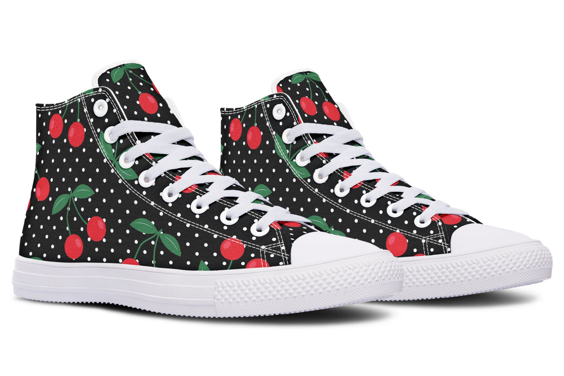 Cherries High Tops (Wide)