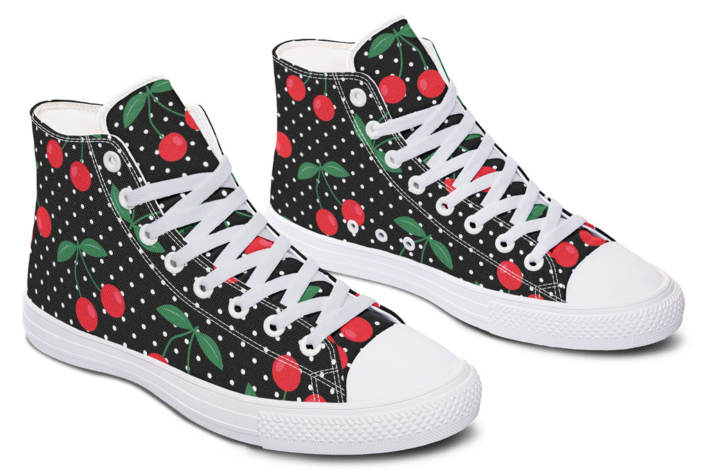 Cherries High Tops (Wide)