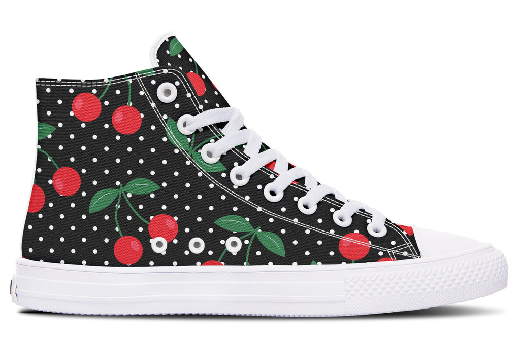 Cherries High Tops (Wide)