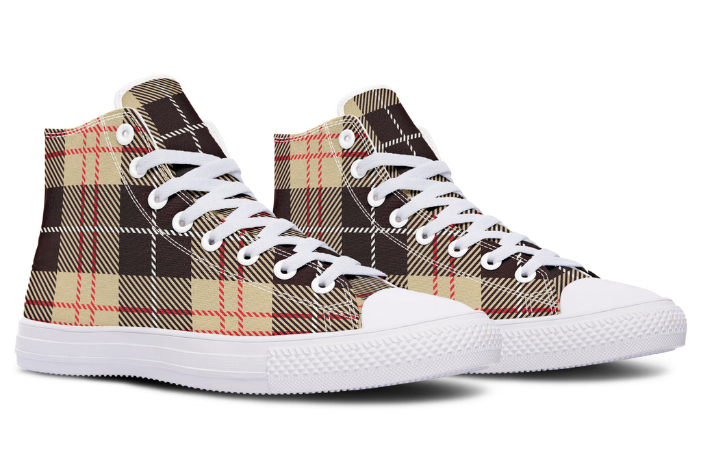 Choco Mocha Plaid High Tops