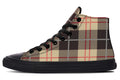 Choco Mocha Plaid High Tops