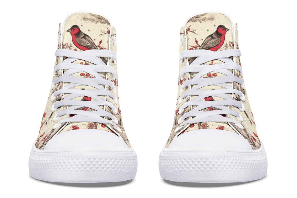 Christmas Birds High Tops (Wide)