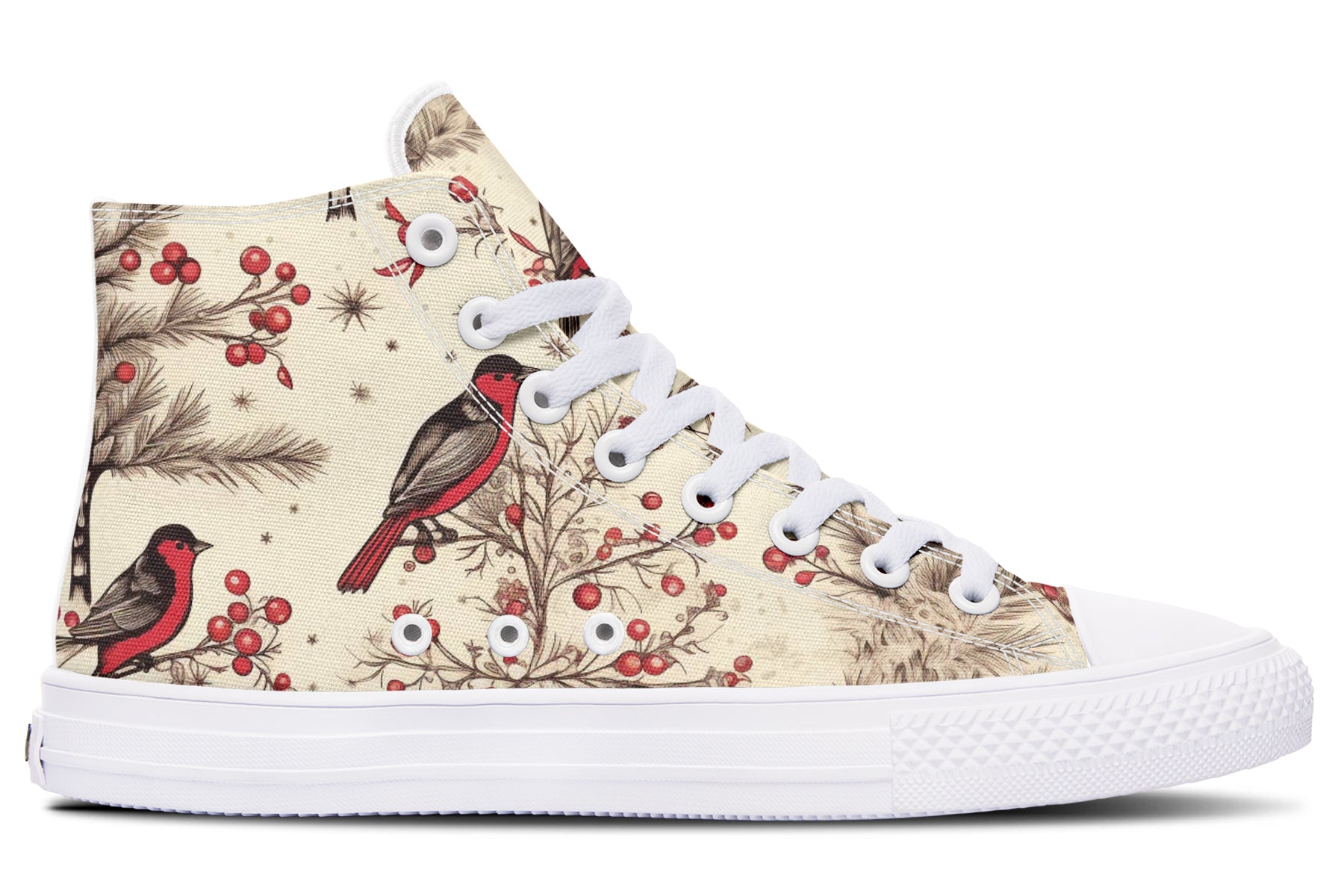 Christmas Birds High Tops (Wide)