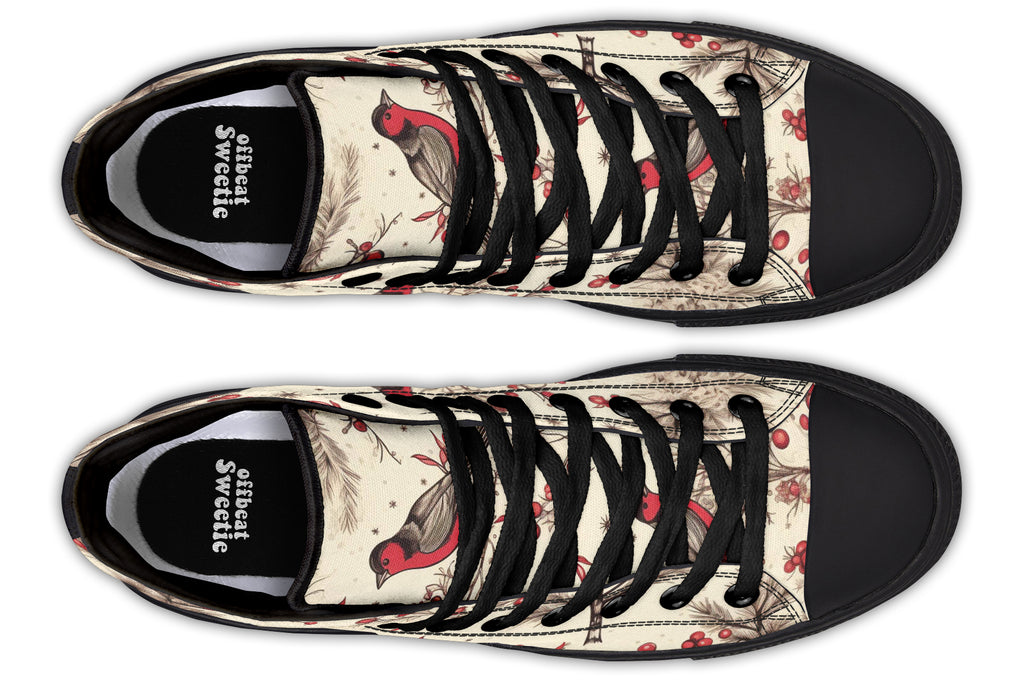 Christmas Birds High Tops (Wide)