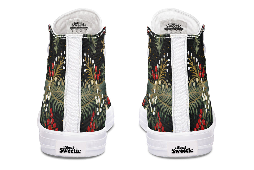 Christmas Flora High Tops - Offbeat Sweetie