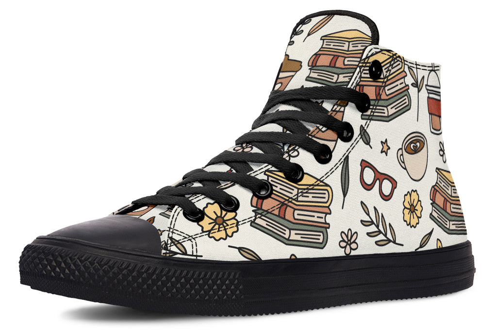 Coffee And Books High Tops