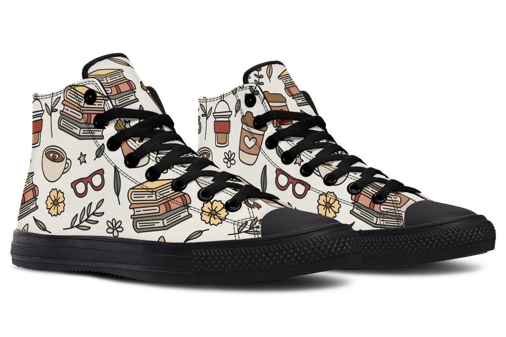Coffee And Books High Tops