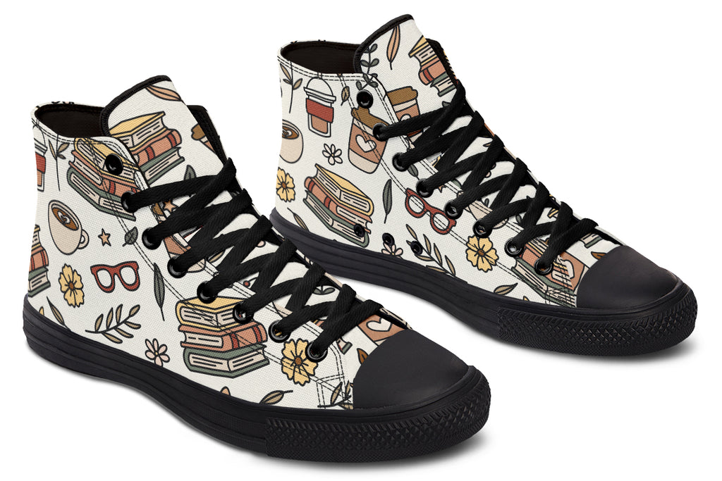 Coffee And Books High Tops