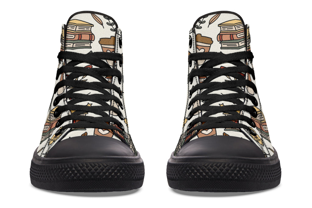 Coffee And Books High Tops