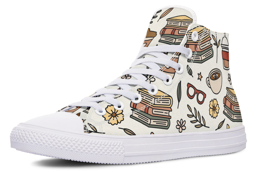 Coffee And Books High Tops