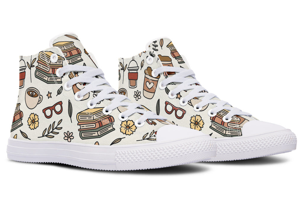 Coffee And Books High Tops