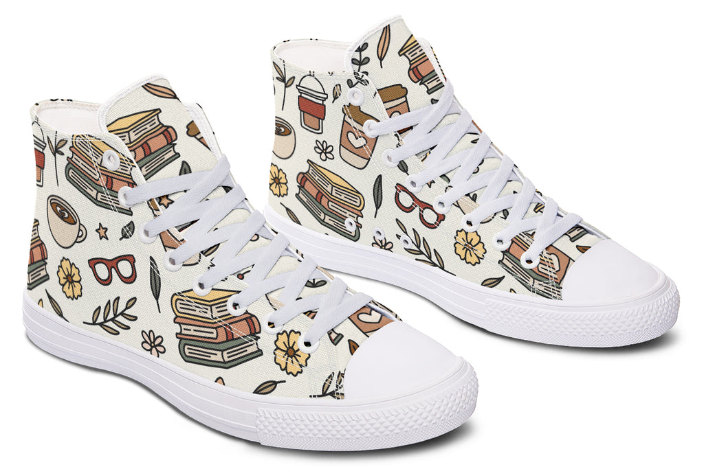 Coffee And Books High Tops
