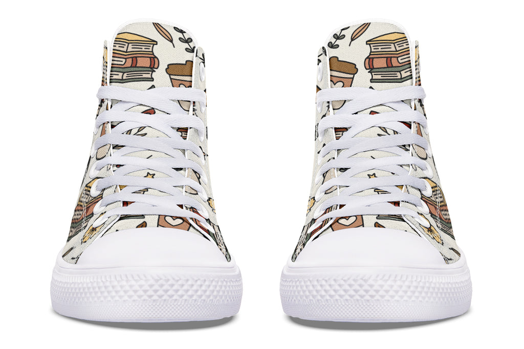 Coffee And Books High Tops