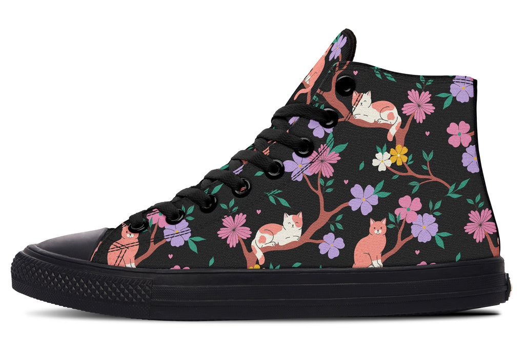 Comfy Cats High Tops (Wide)