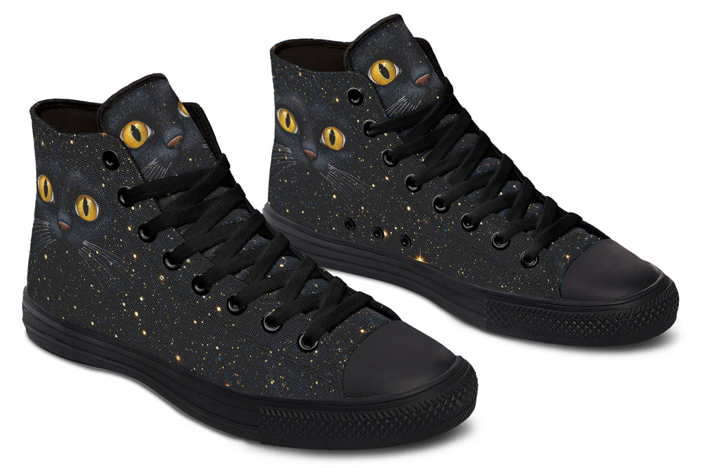 Cosmic Cat Eyes High Tops