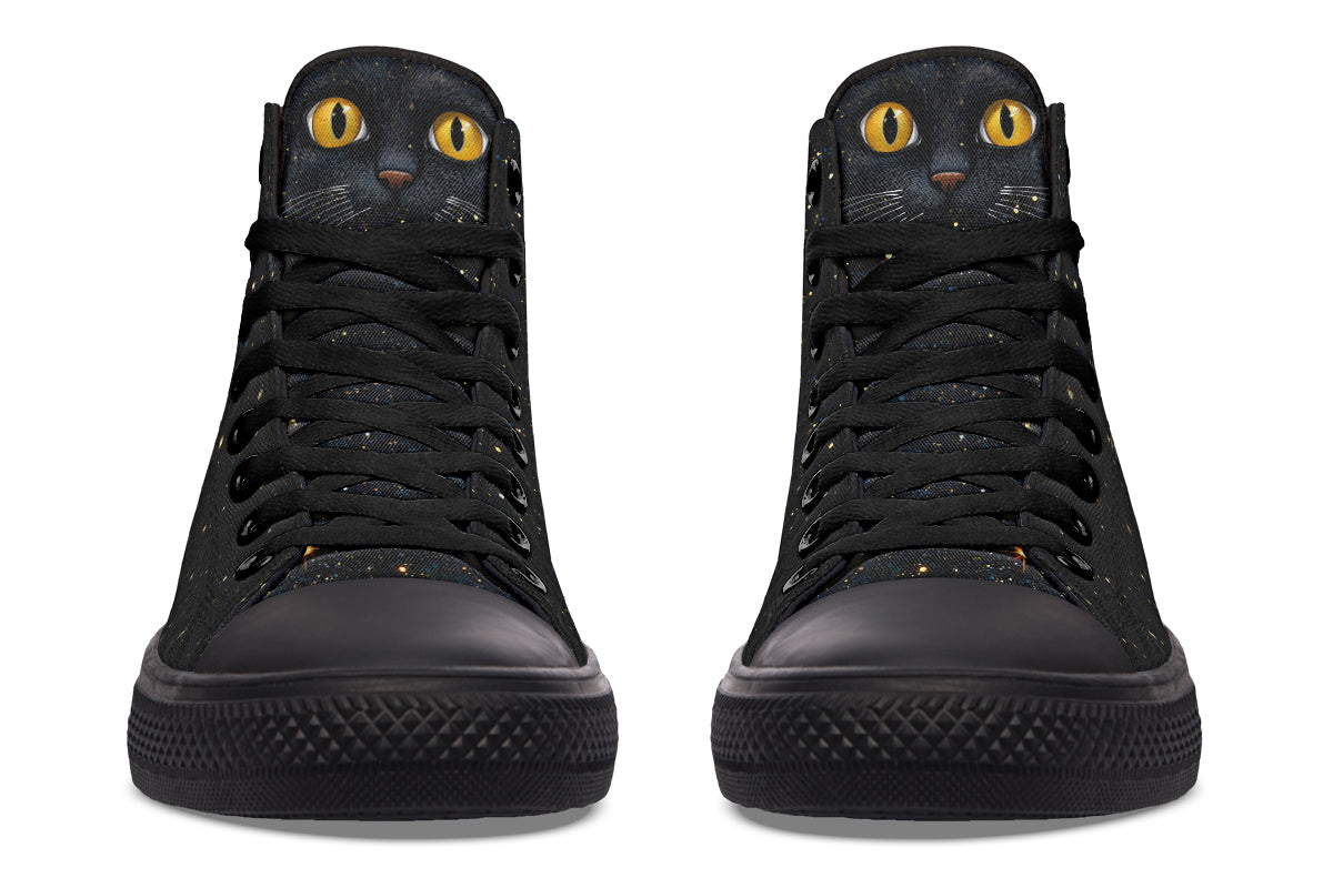 Cosmic Cat Eyes High Tops