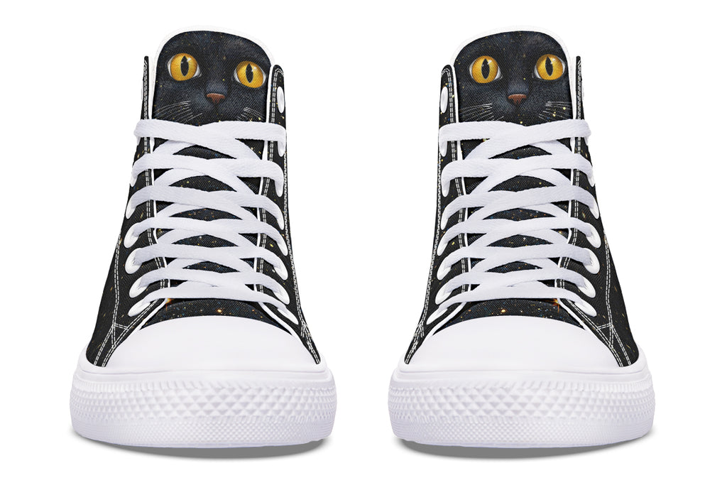 Cosmic Cat Eyes High Tops
