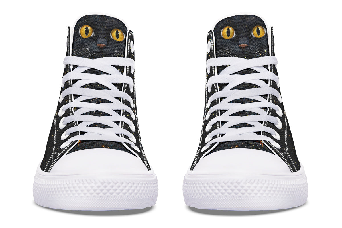 Cosmic Cat Eyes High Tops