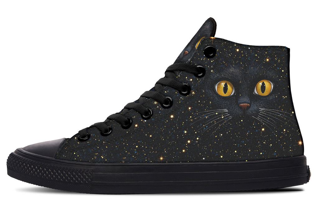 Cosmic Cat Eyes High Tops