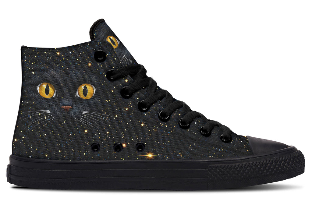 Cosmic Cat Eyes High Tops