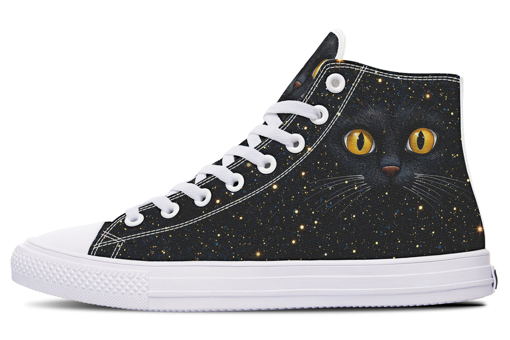 Cosmic Cat Eyes High Tops