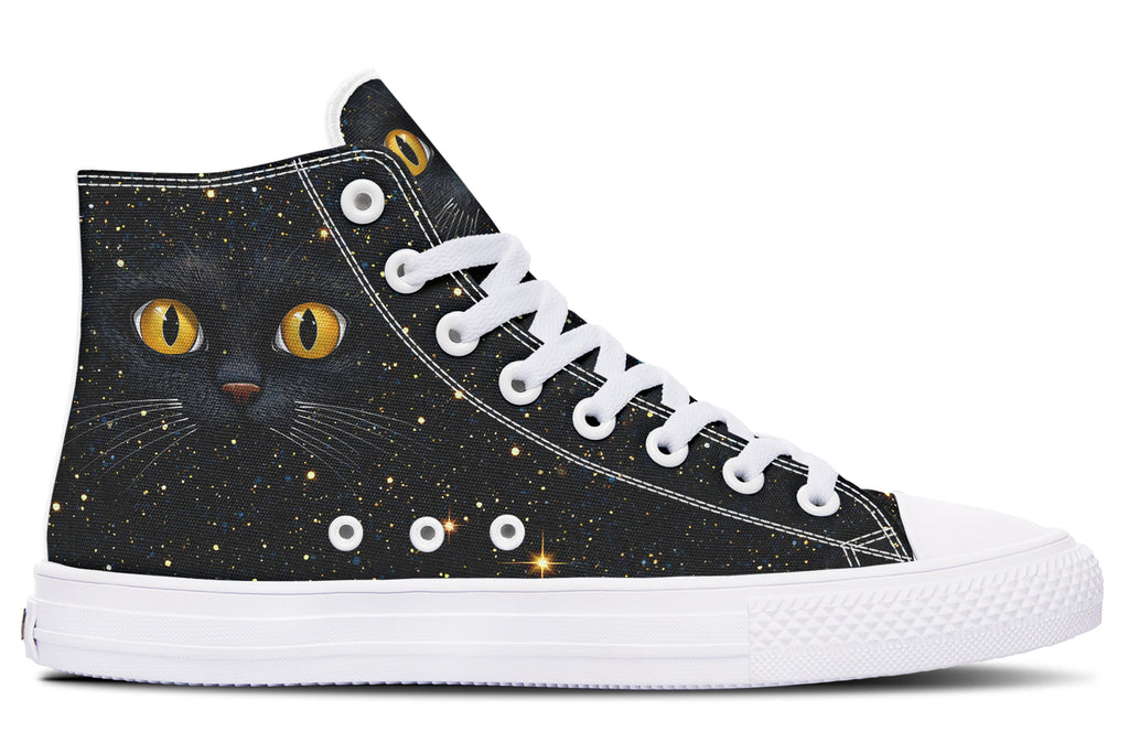 Cosmic Cat Eyes High Tops
