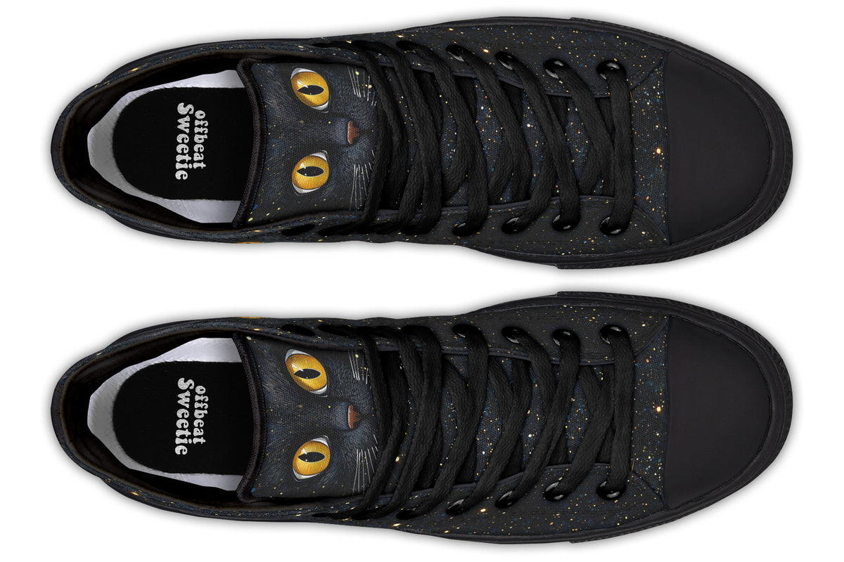 Cosmic Cat Eyes High Tops