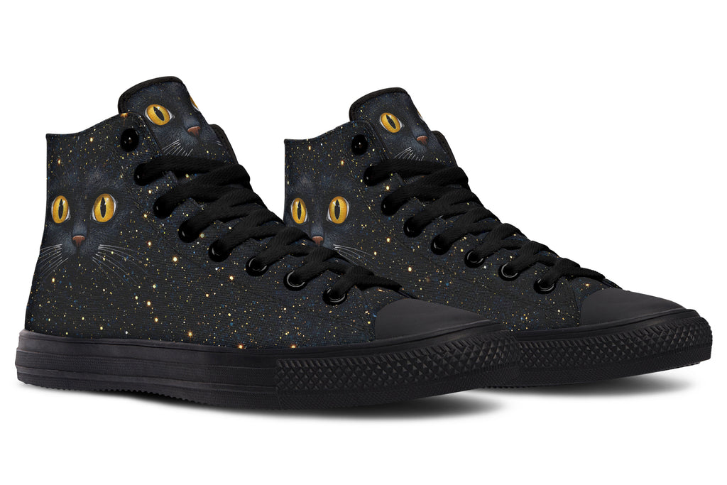 Cosmic Cat Eyes High Tops (Wide)