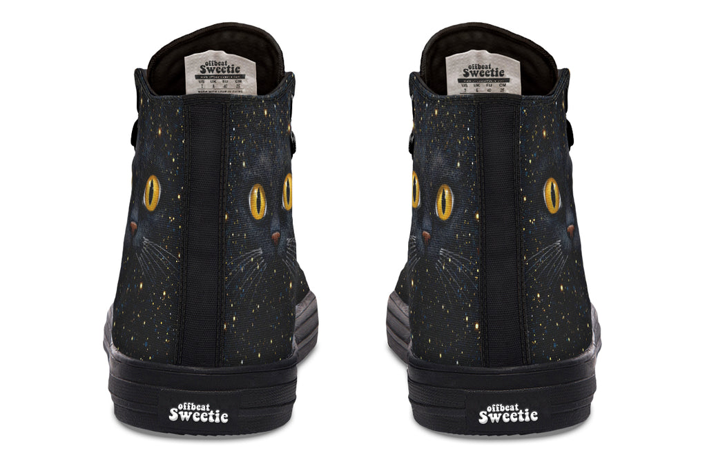 Cosmic Cat Eyes High Tops (Wide)
