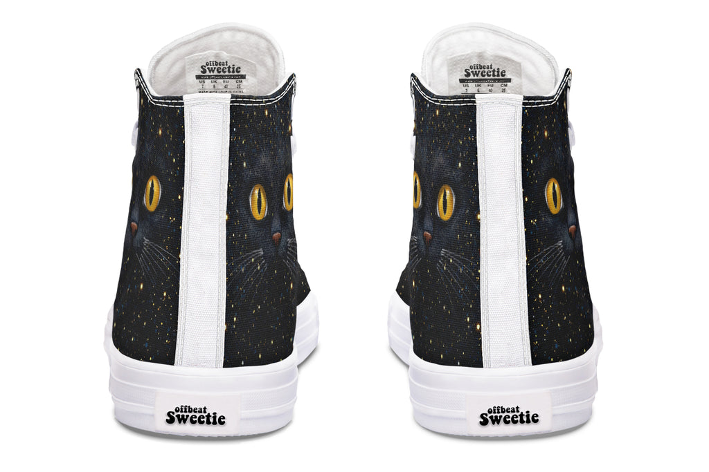 Cosmic Cat Eyes High Tops (Wide)