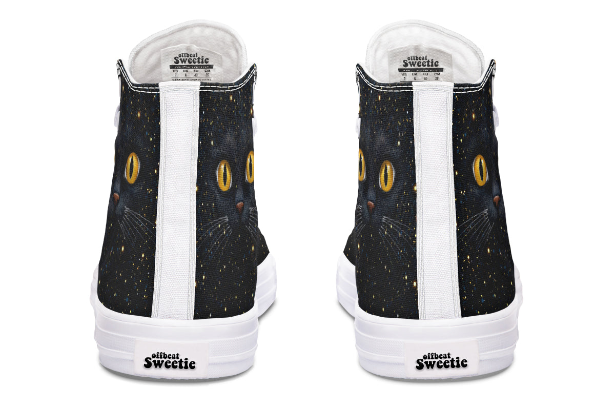 Cosmic Cat Eyes High Tops (Wide)