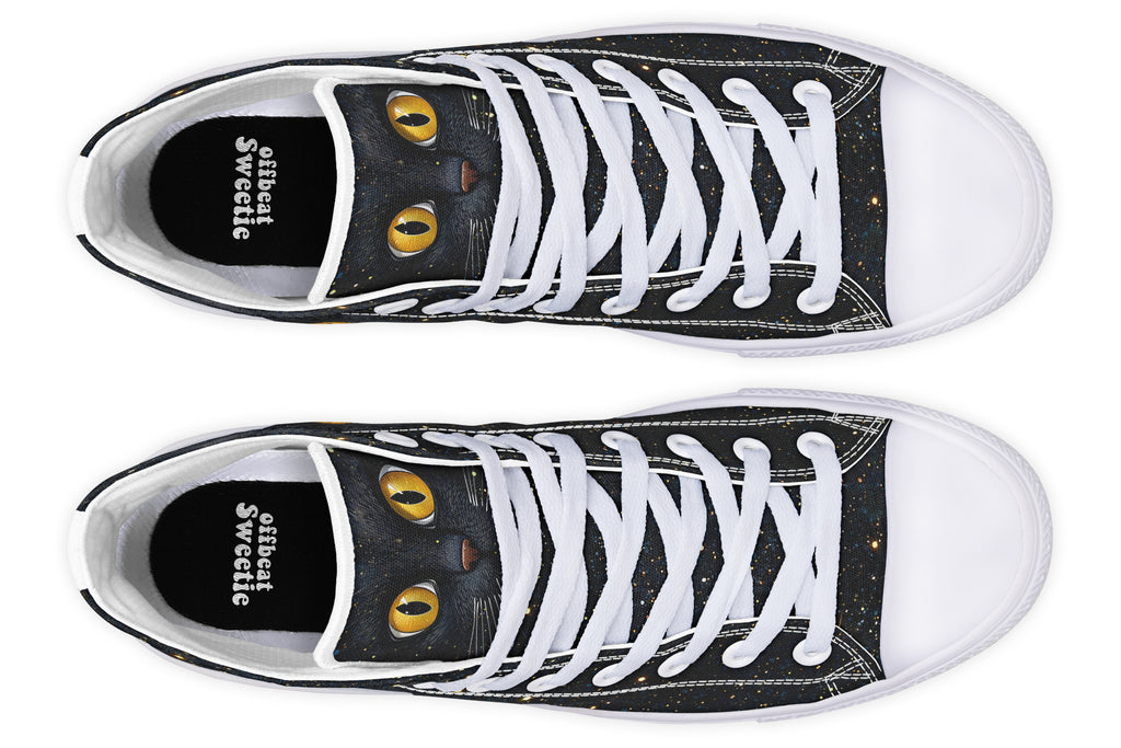 Cosmic Cat Eyes High Tops (Wide)