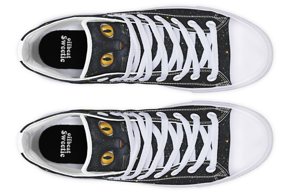 Cosmic Cat Eyes High Tops (Wide)