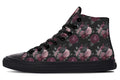 Crows And Roses High Tops (Wide)