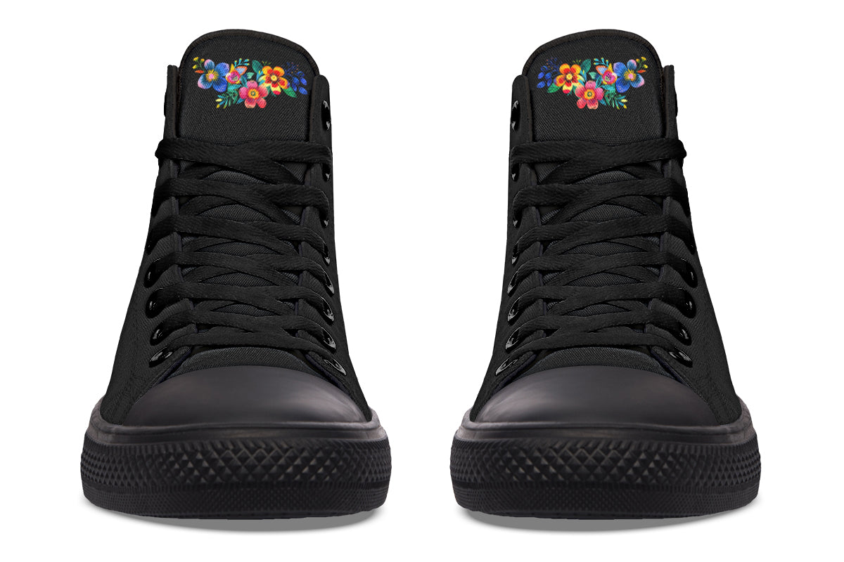 Day of the Dead High Tops - Offbeat Sweetie