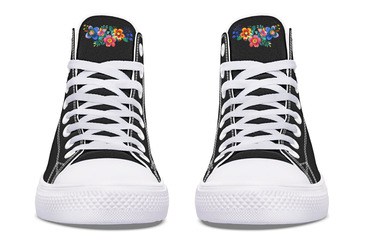 Day of the Dead High Tops - Offbeat Sweetie