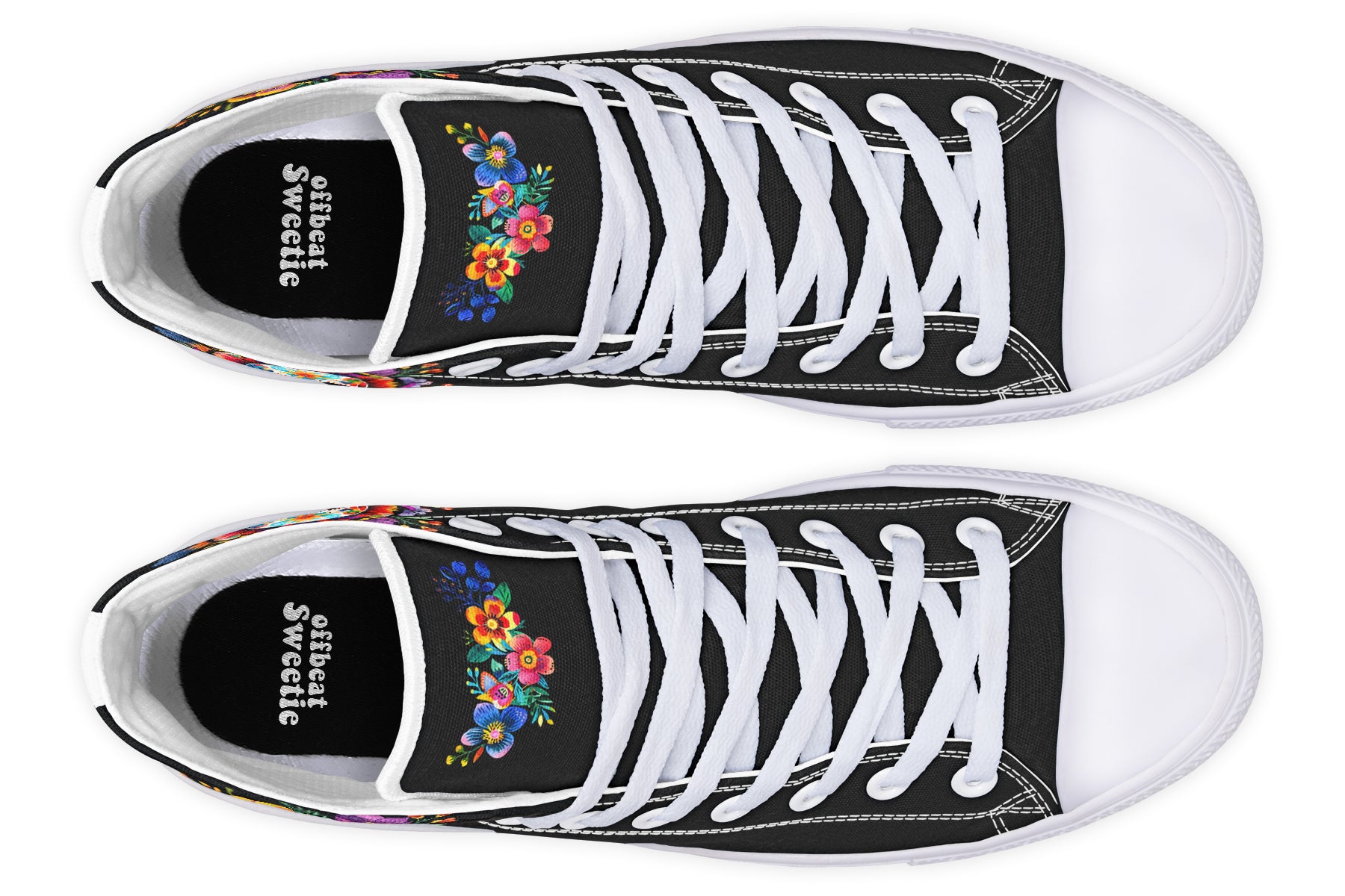 Day of the Dead High Tops - Offbeat Sweetie