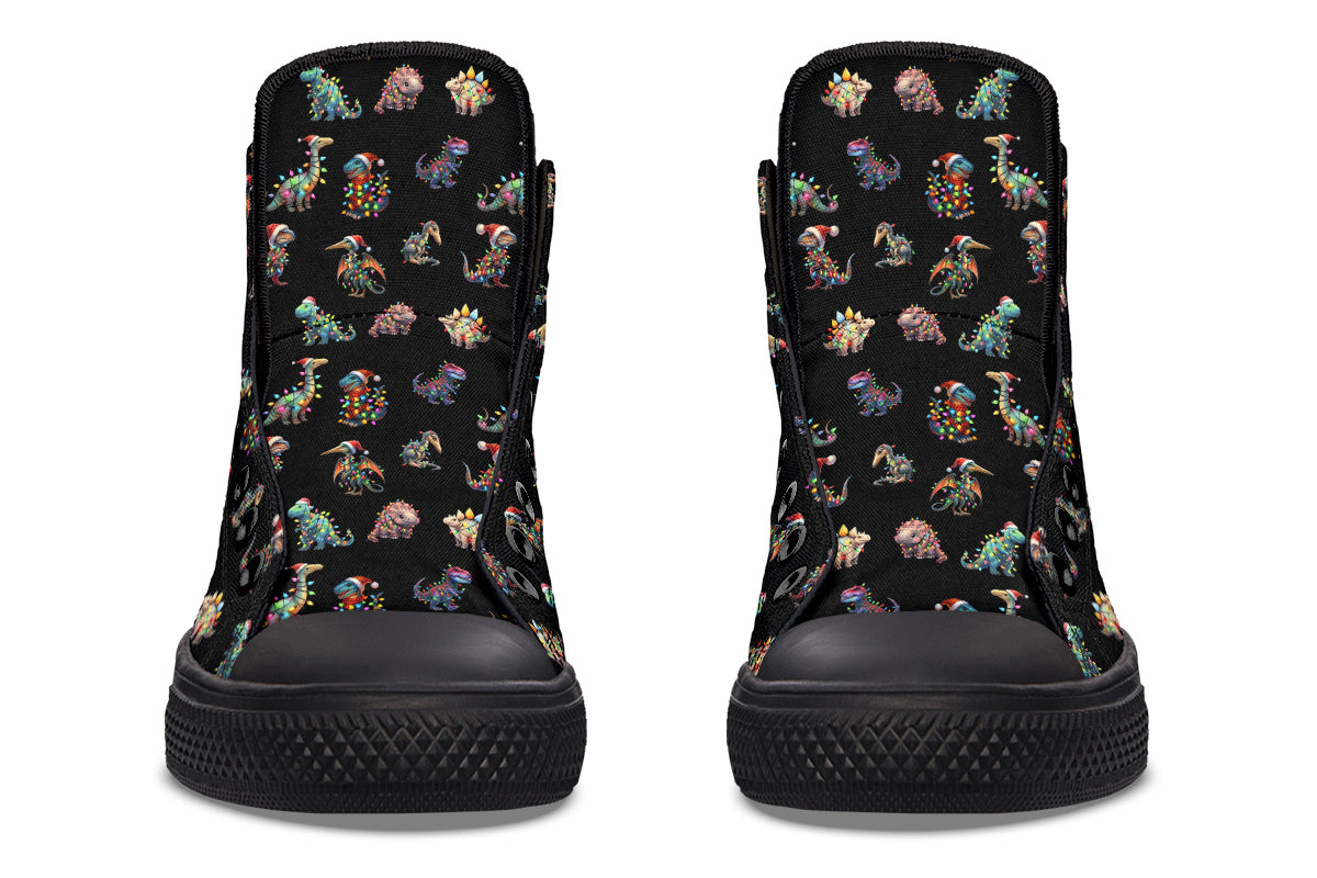 Dinos In Lights High Tops (Wide)