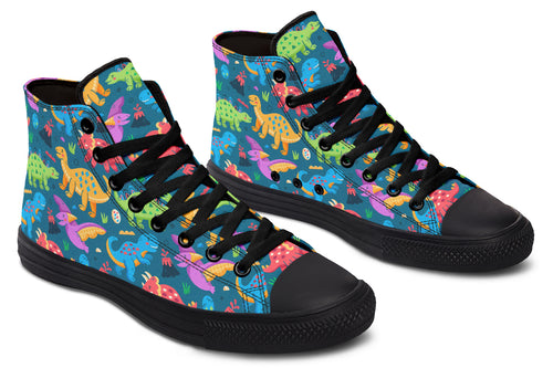 Dinosaur Friends High Tops - Offbeat Sweetie