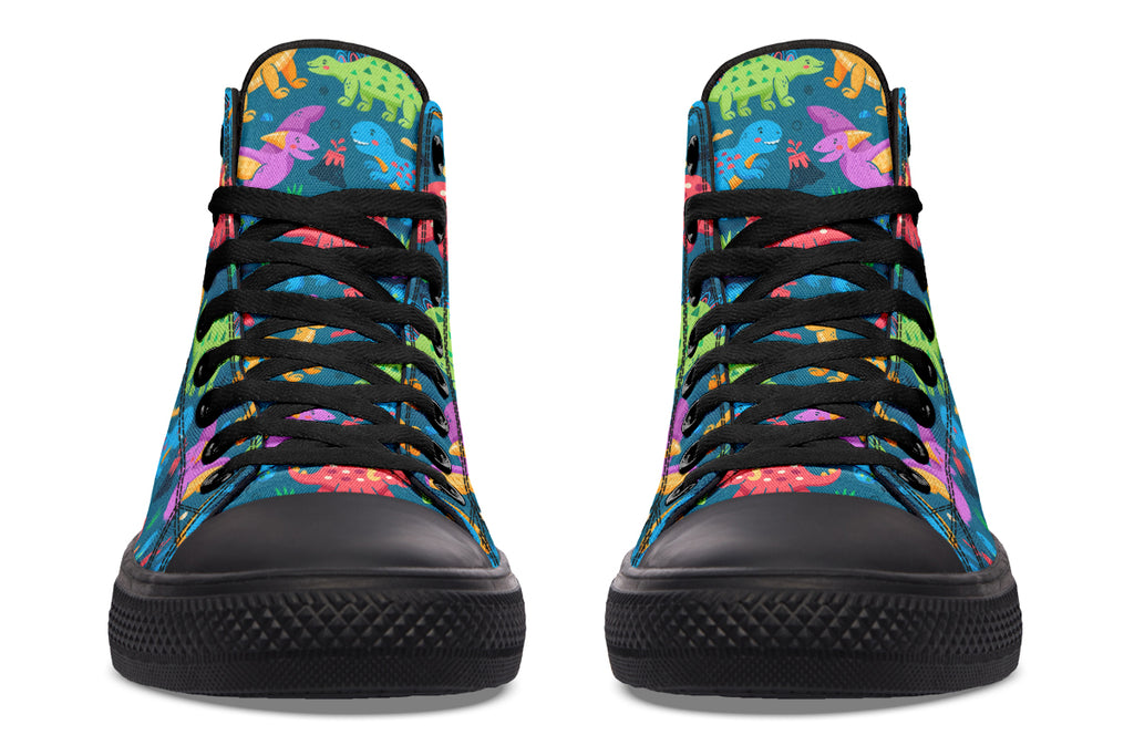 Dinosaur Friends High Tops - Offbeat Sweetie
