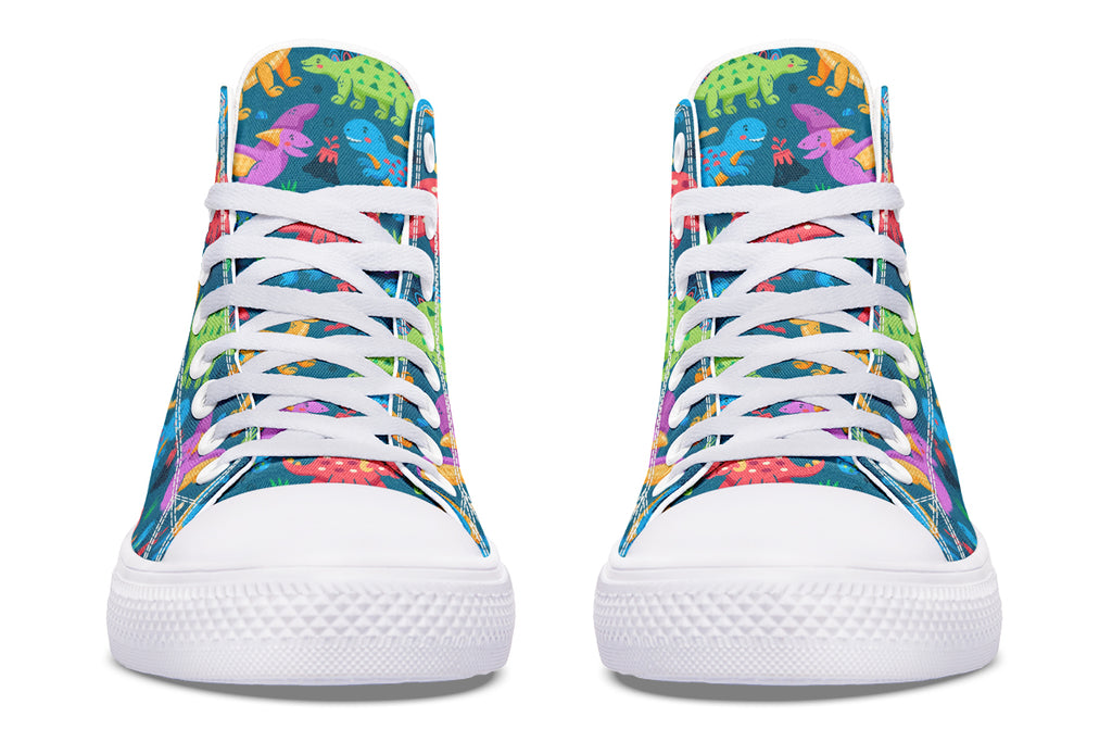 Dinosaur Friends High Tops - Offbeat Sweetie