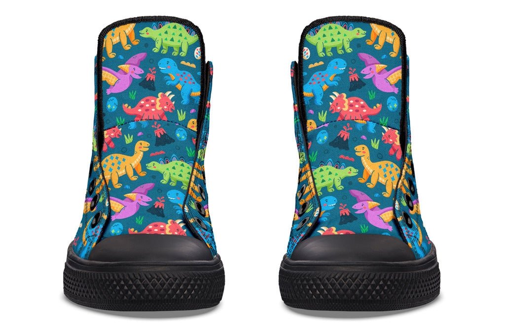 Dinosaur Friends High Tops (Wide)