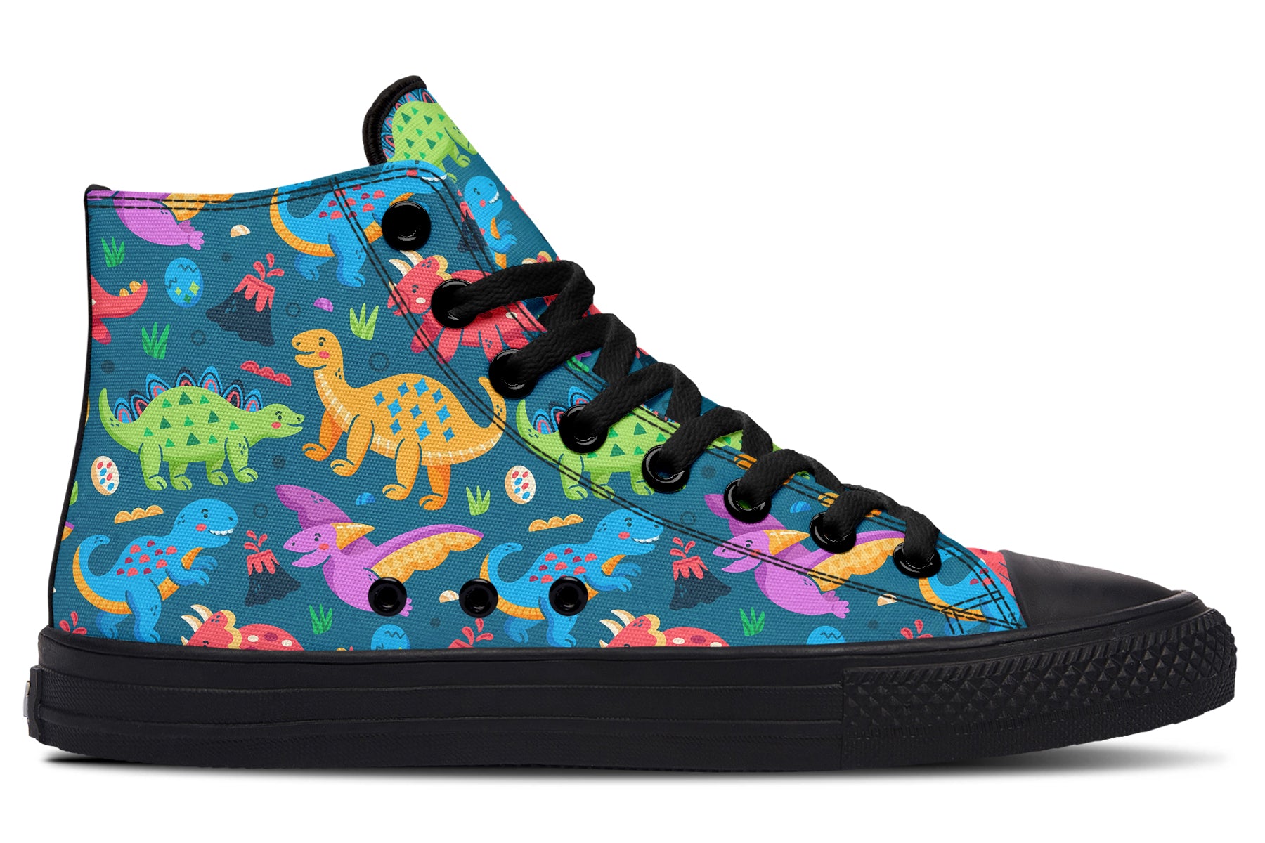 Dinosaur Friends High Tops (Wide)