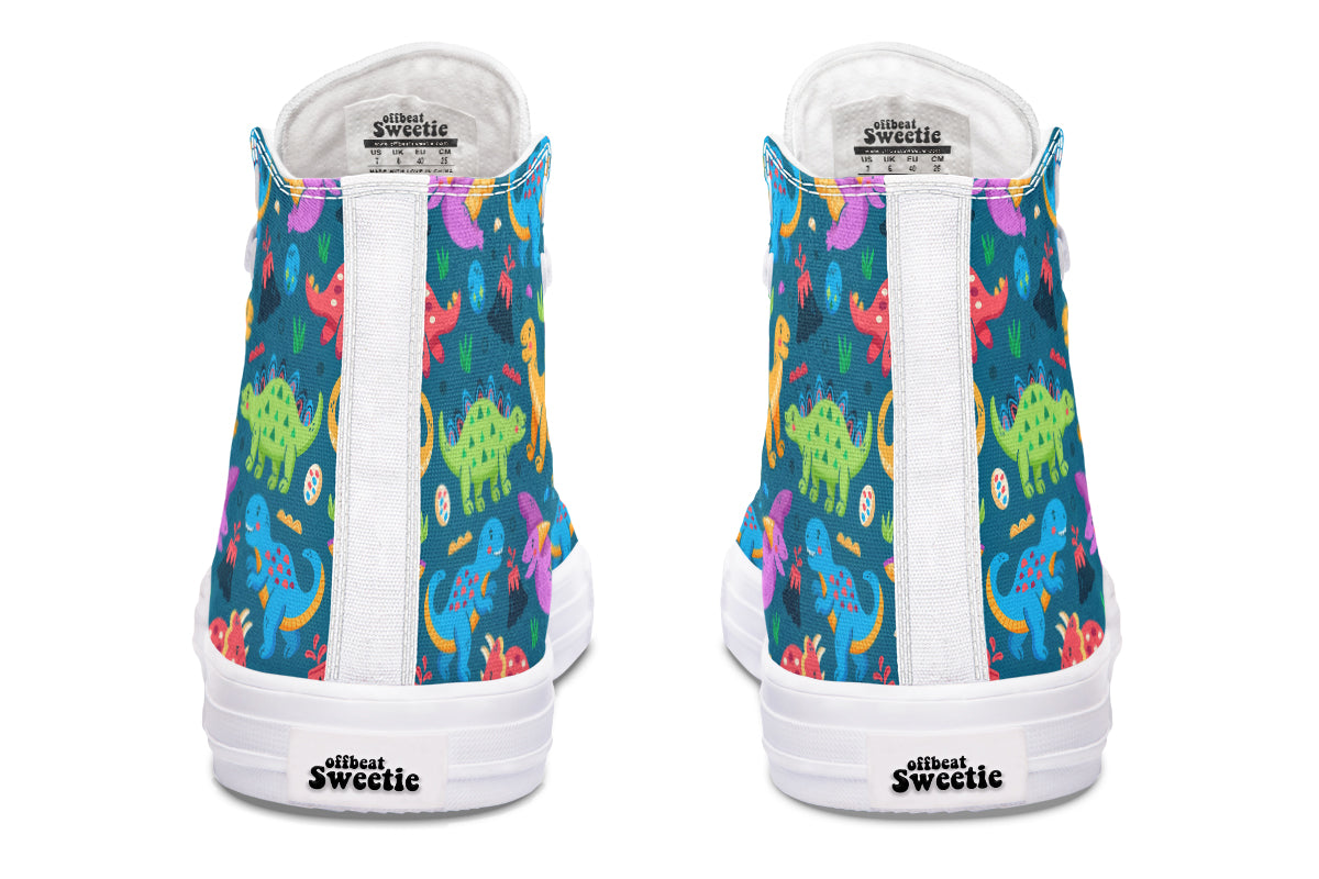 Dinosaur Friends High Tops (Wide)