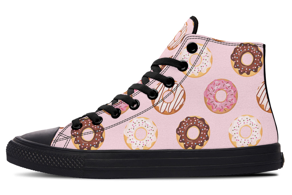 Donut Stop Me Now High Tops - Offbeat Sweetie