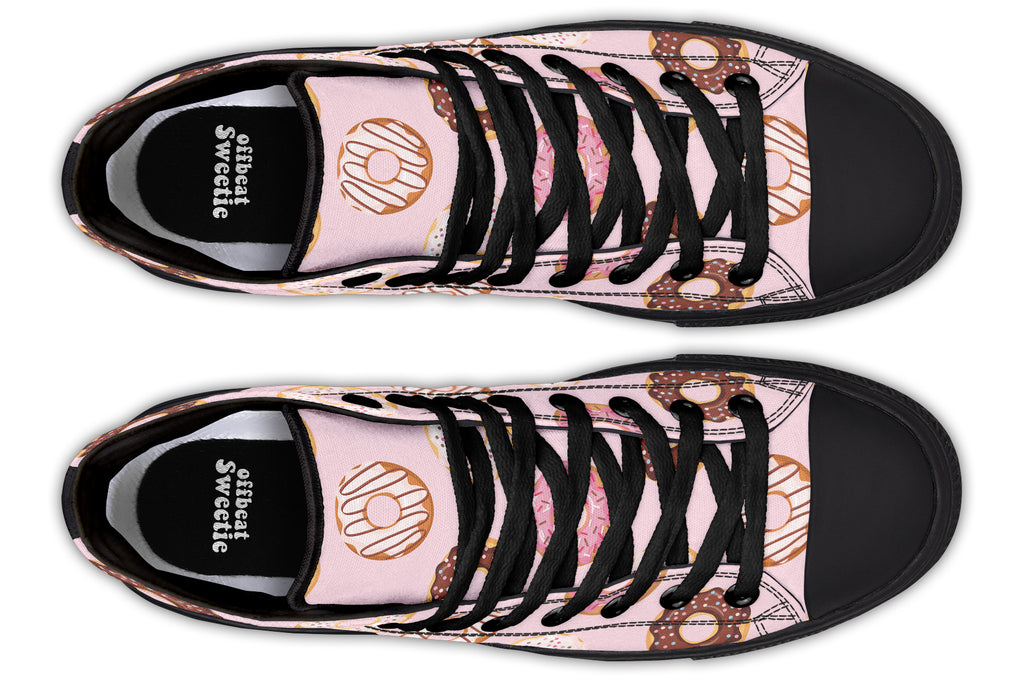 Donut Stop Me Now High Tops - Offbeat Sweetie