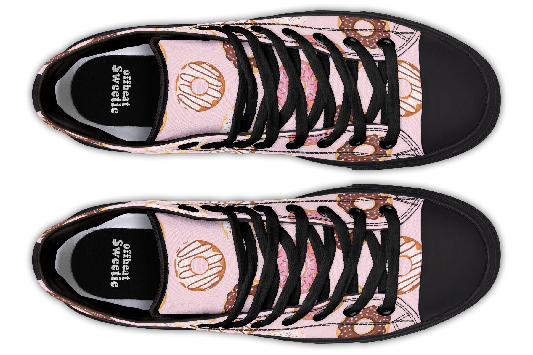 Donut Stop Me Now High Tops - Offbeat Sweetie