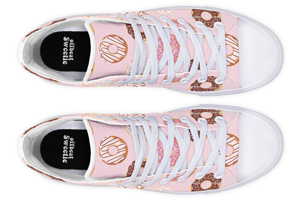 Donut Stop Me Now High Tops - Offbeat Sweetie
