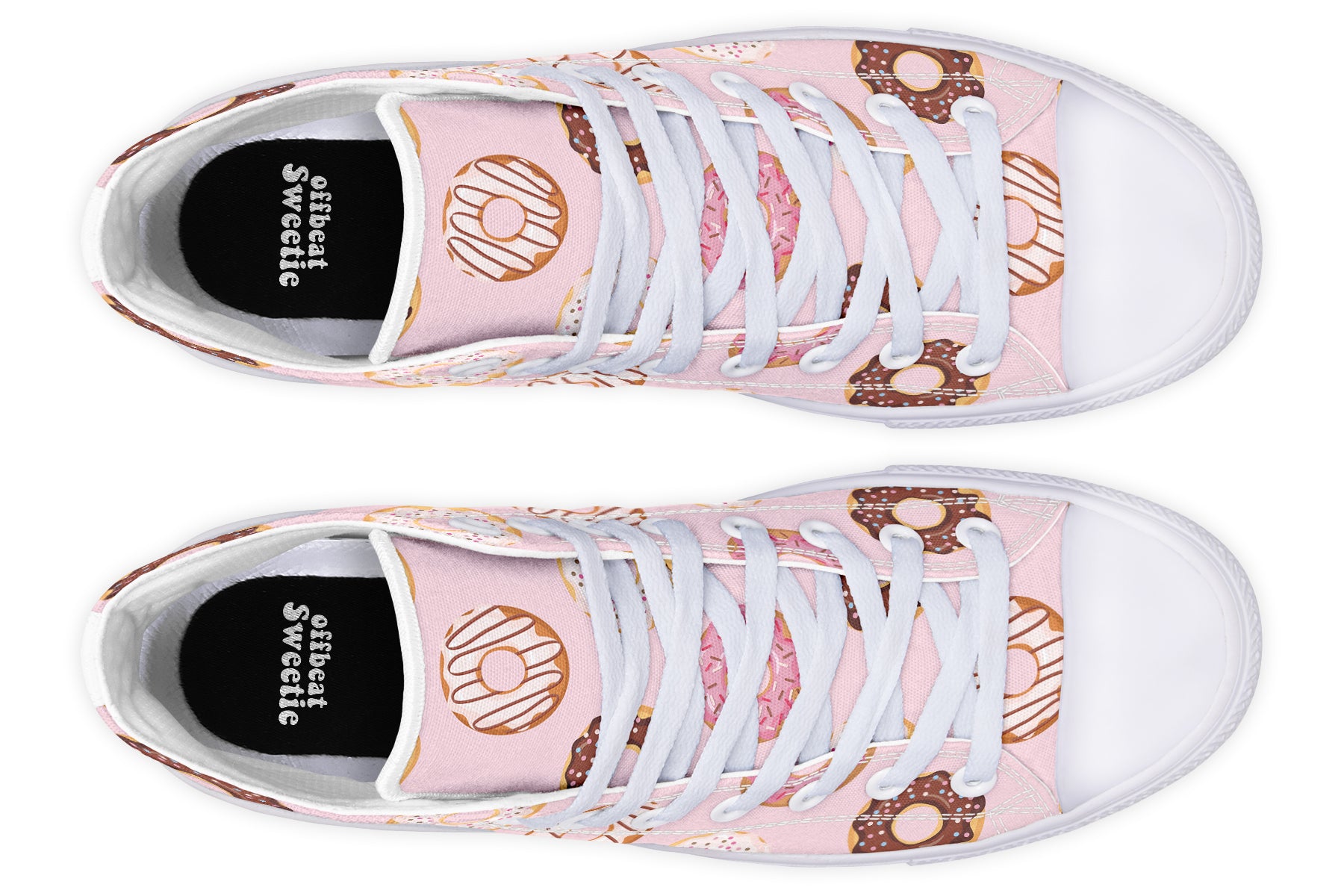 Donut Stop Me Now High Tops - Offbeat Sweetie
